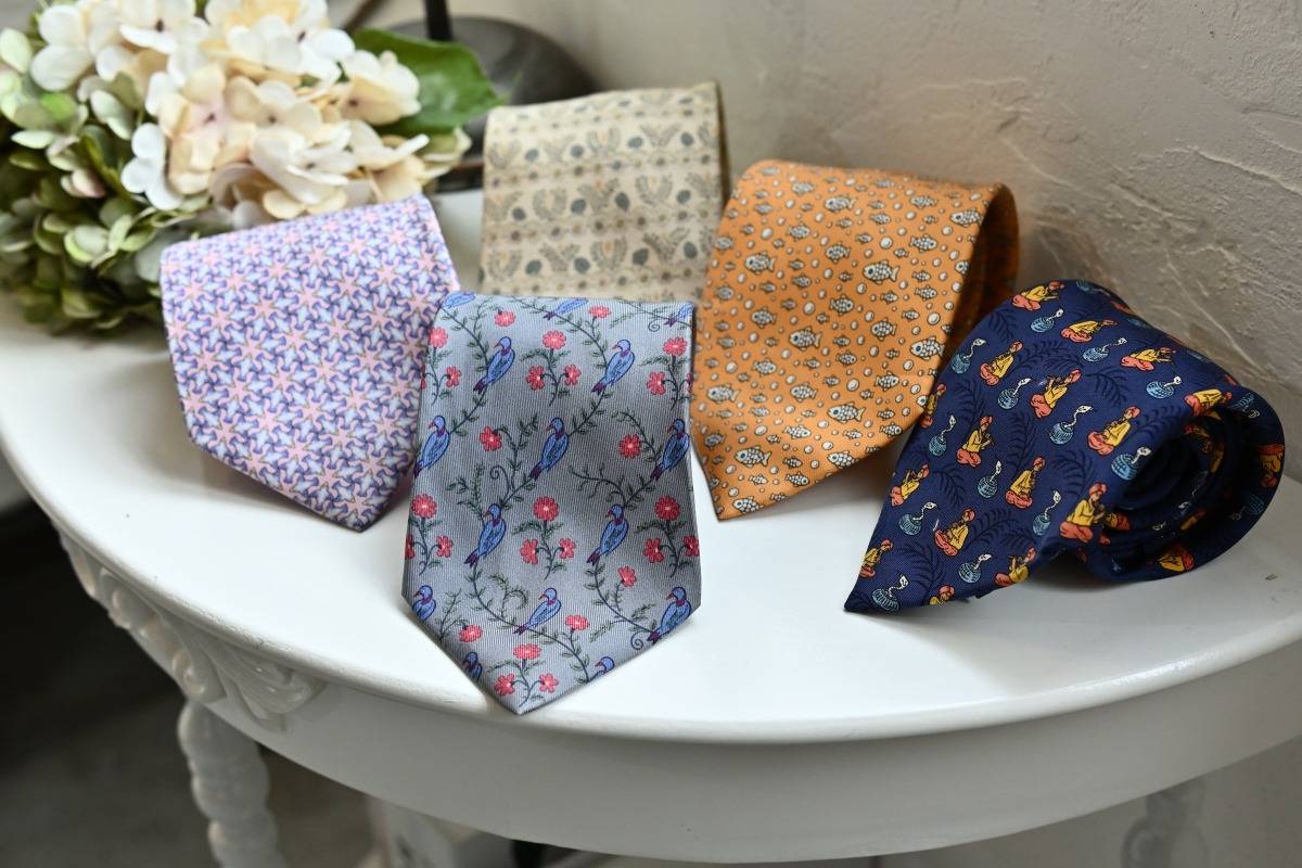 【美品】エルメス ネクタイ 4本セット 楽天市場】【新品】 エルメス HERMES ネクタイ シルクツイルタイ